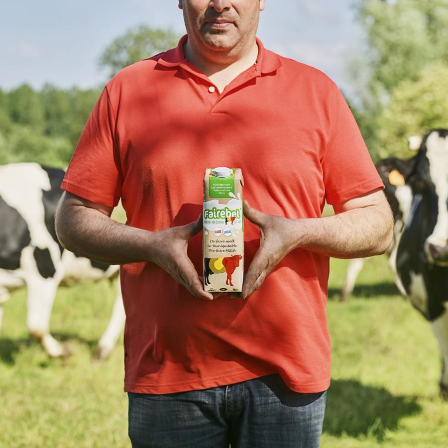 Unsere teilentrahmte Milch