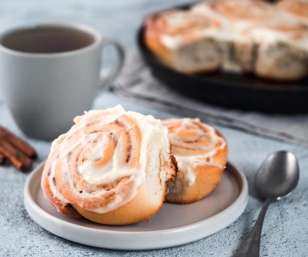 Zimtschnecken mit Frischkäse-Frosting