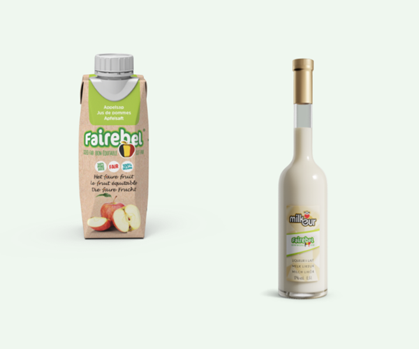Découvrez les nouveautés produits Fairebel : Jus de pomme & Milkeur