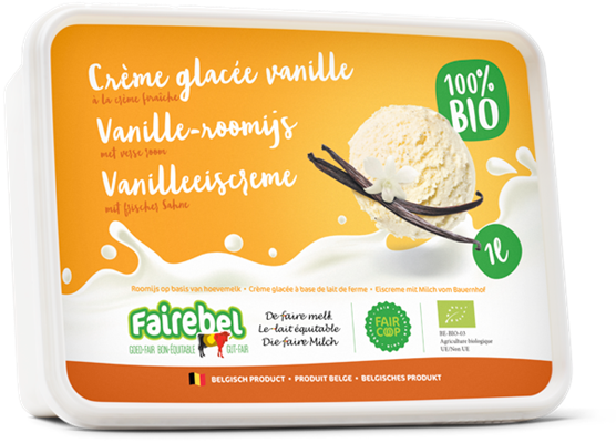 Vanille-ijs 100% BIO - Roomijs